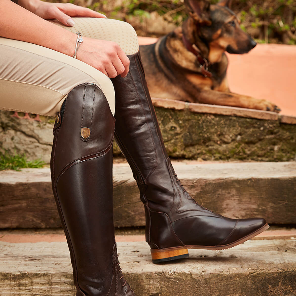 Mountain Horse Equestrian Renown Legging Durable Comfort Leather Riding Boots 
